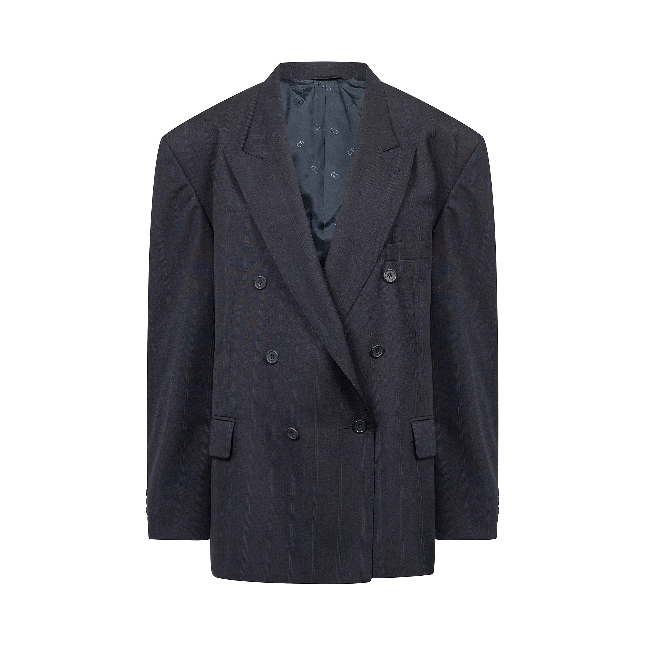 Fitted double breasted blazer by Christian Dior.