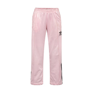 Pink adidas track pants.