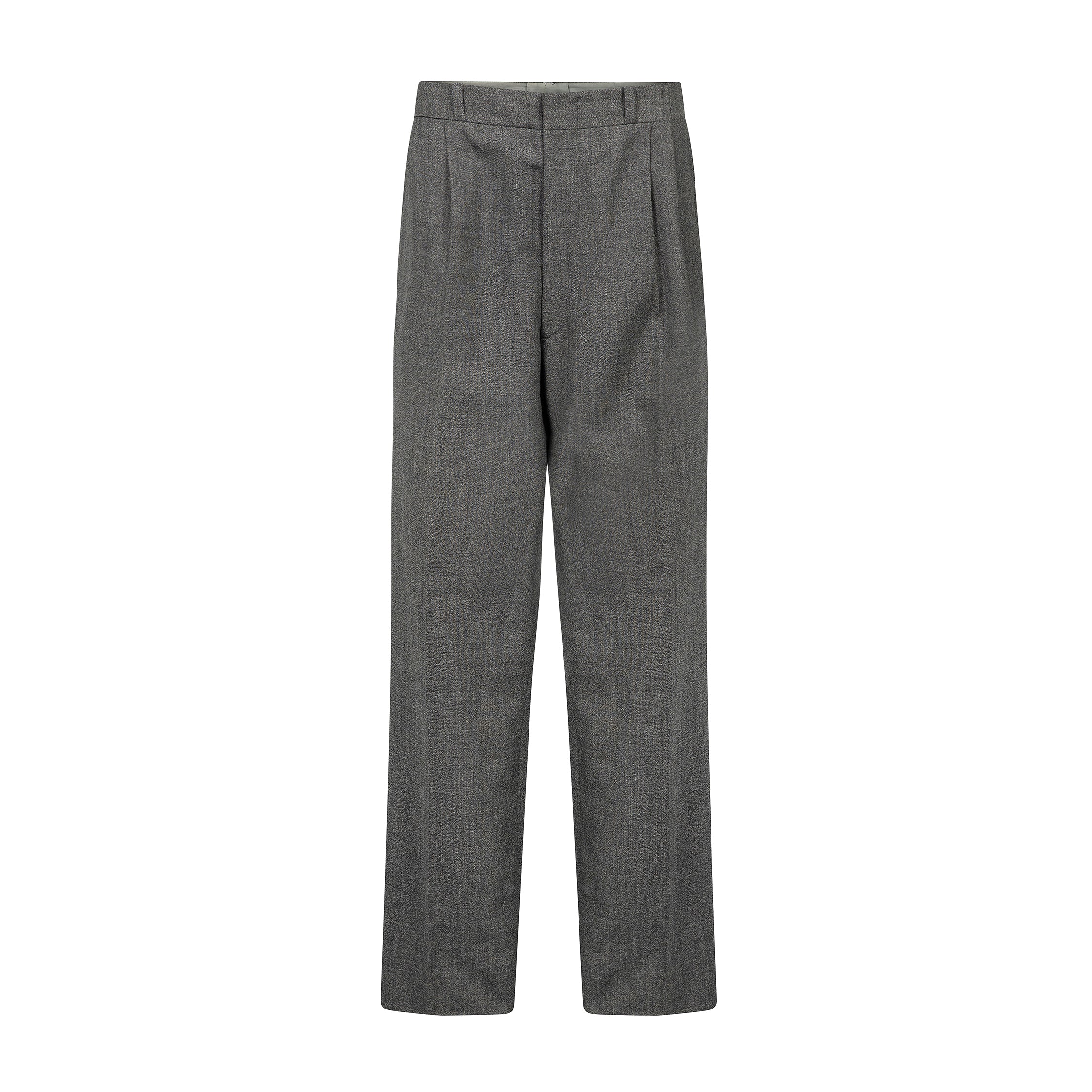 Mid grey wool 80's suit.
