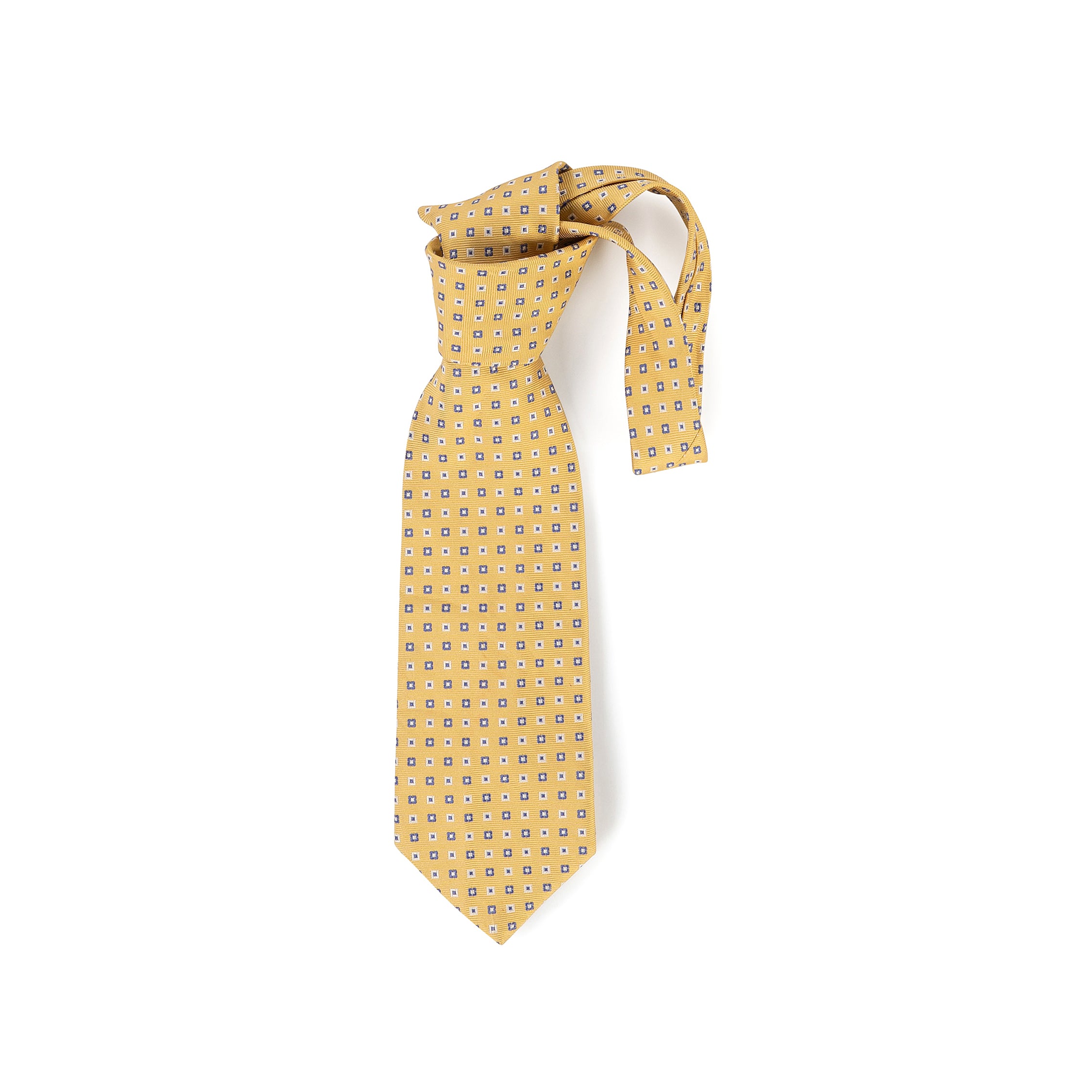Yellow tie.