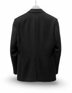 Black wool blazer.