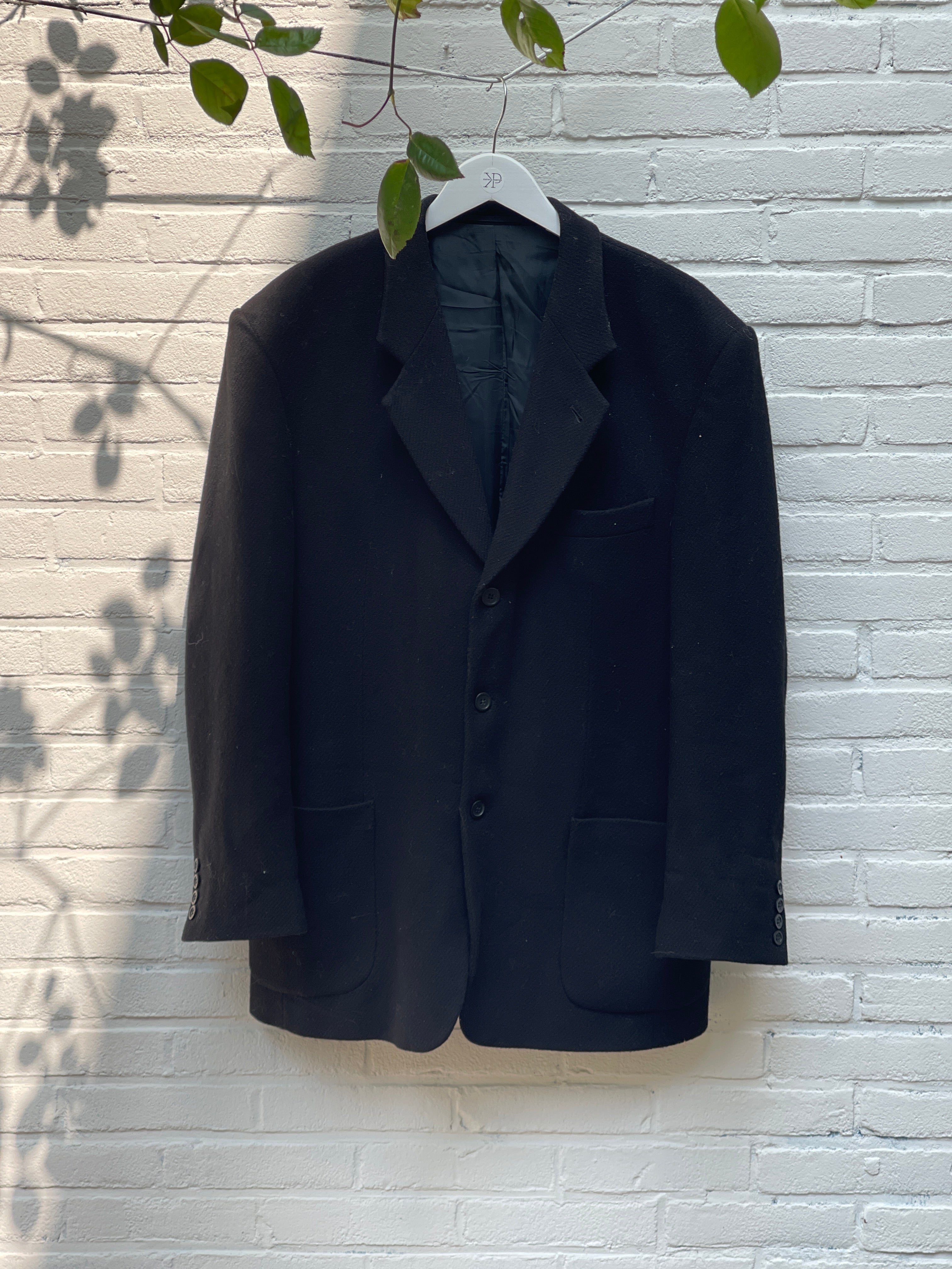 Black wool blazer
