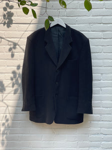 Black wool blazer