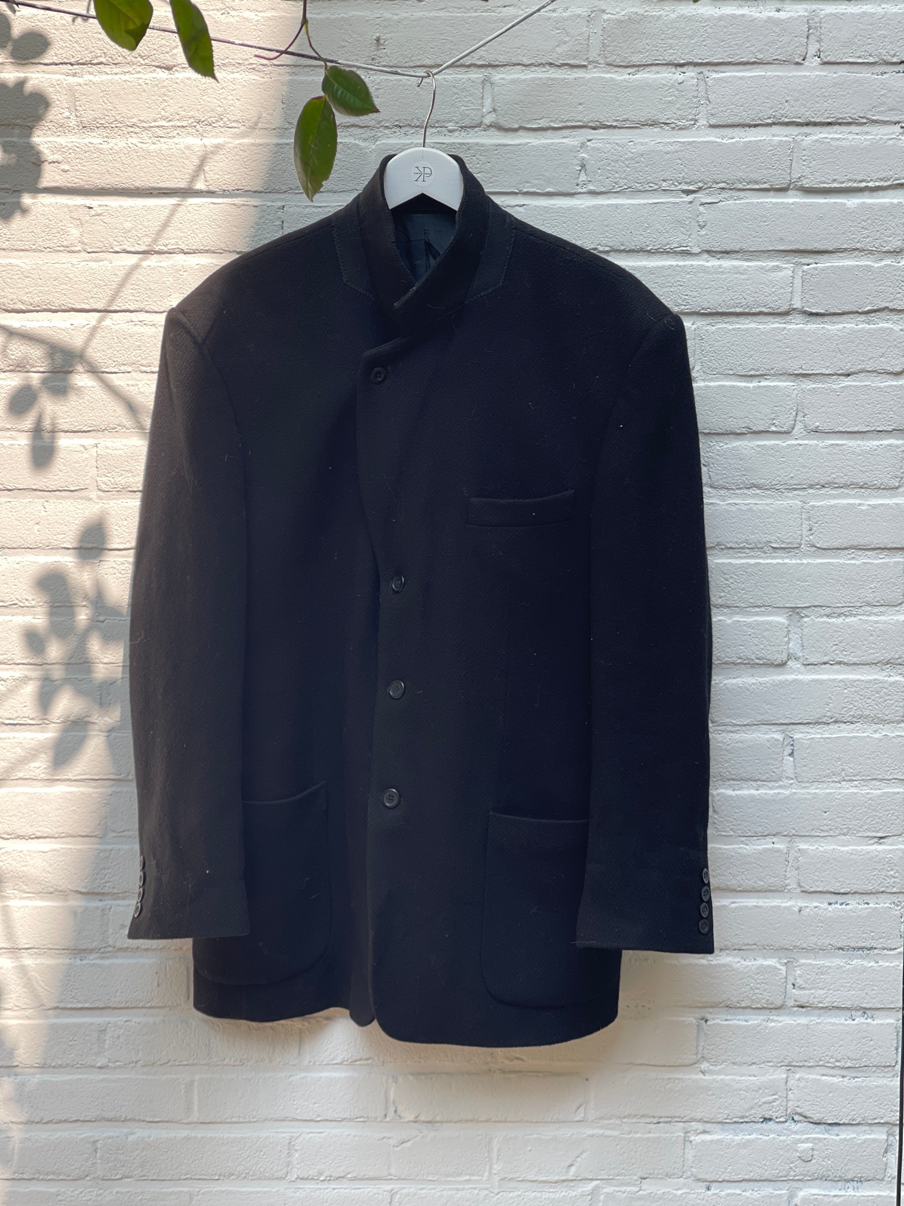 Black wool blazer