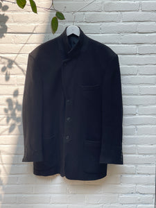 Black wool blazer