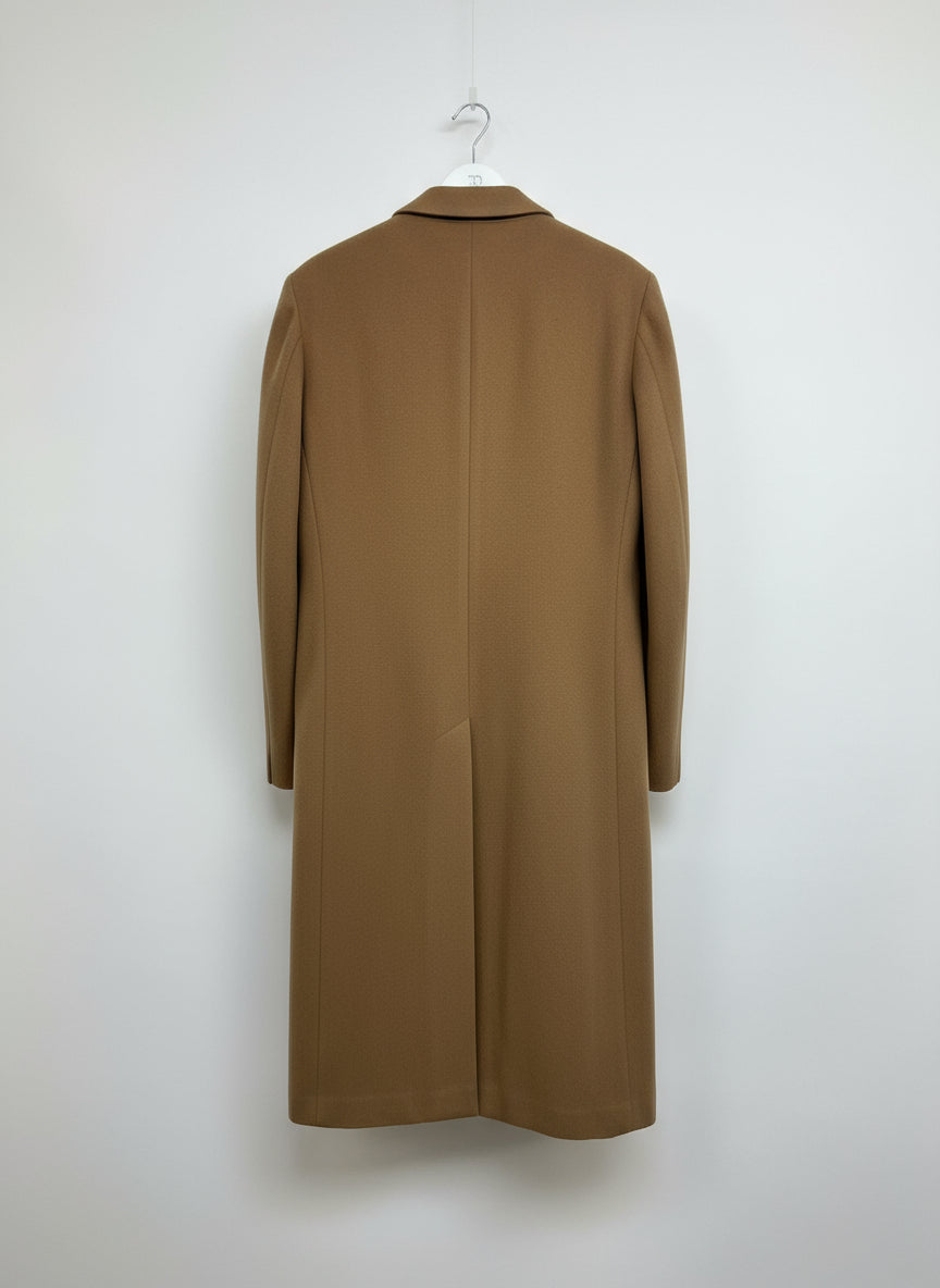 Classic camel coat.