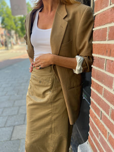 Tabacco brown Yves Saint Laurent  blazer.