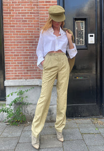 Khaki pleated 80's pants