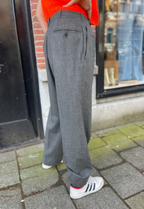 Mid grey wool 80's suit.