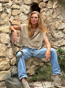 Reworked unisex Levis jeans.