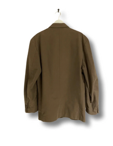 Brown reworked suit.