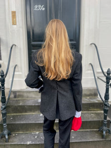 Yves saint Laurent reworked wool blazer.