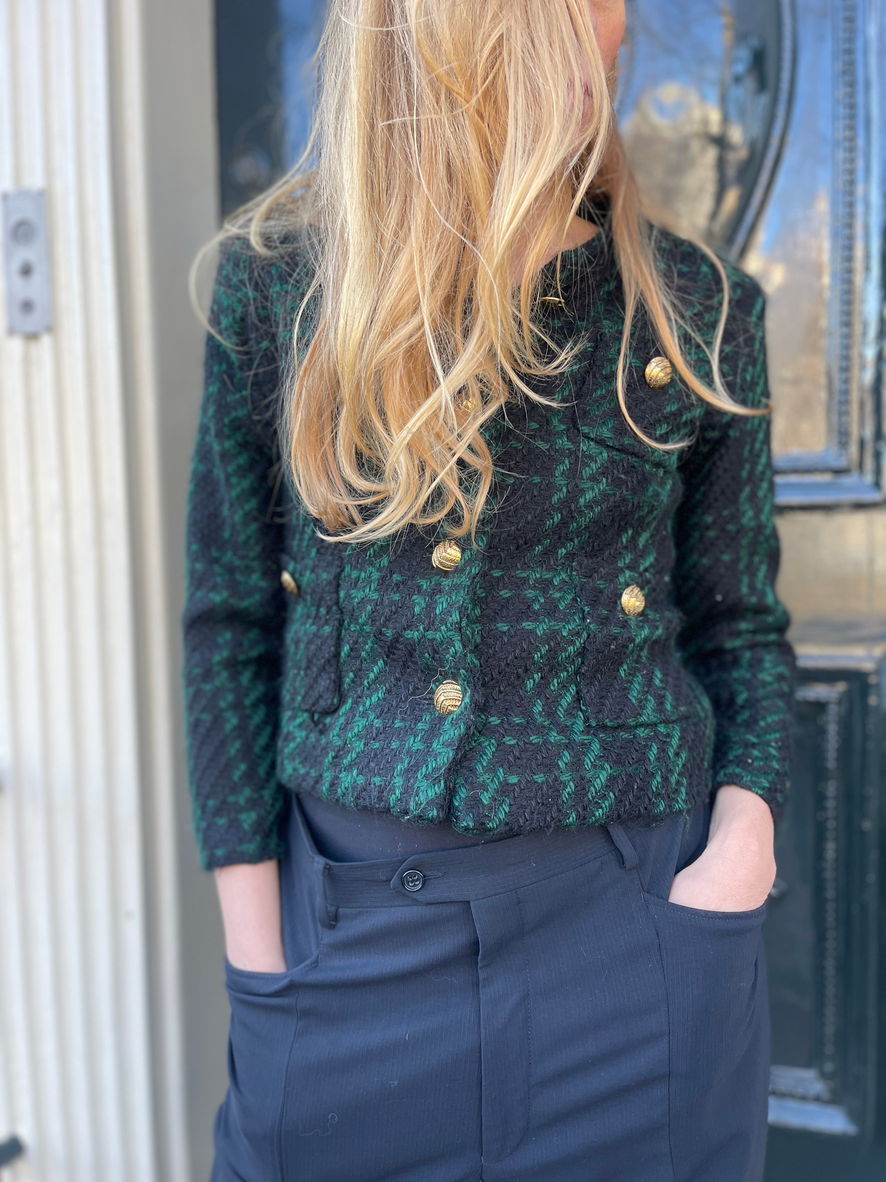 Tweed veste.