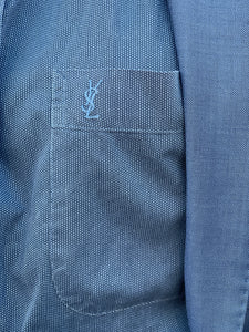 YSL denim blue men's shirt.