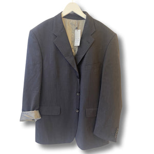 Charcol black suit by YSL.
