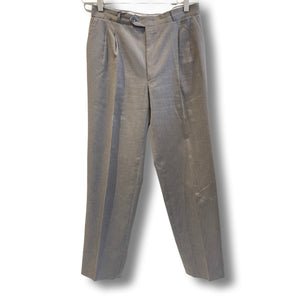 Light grey- blue cotton suit by YSL.