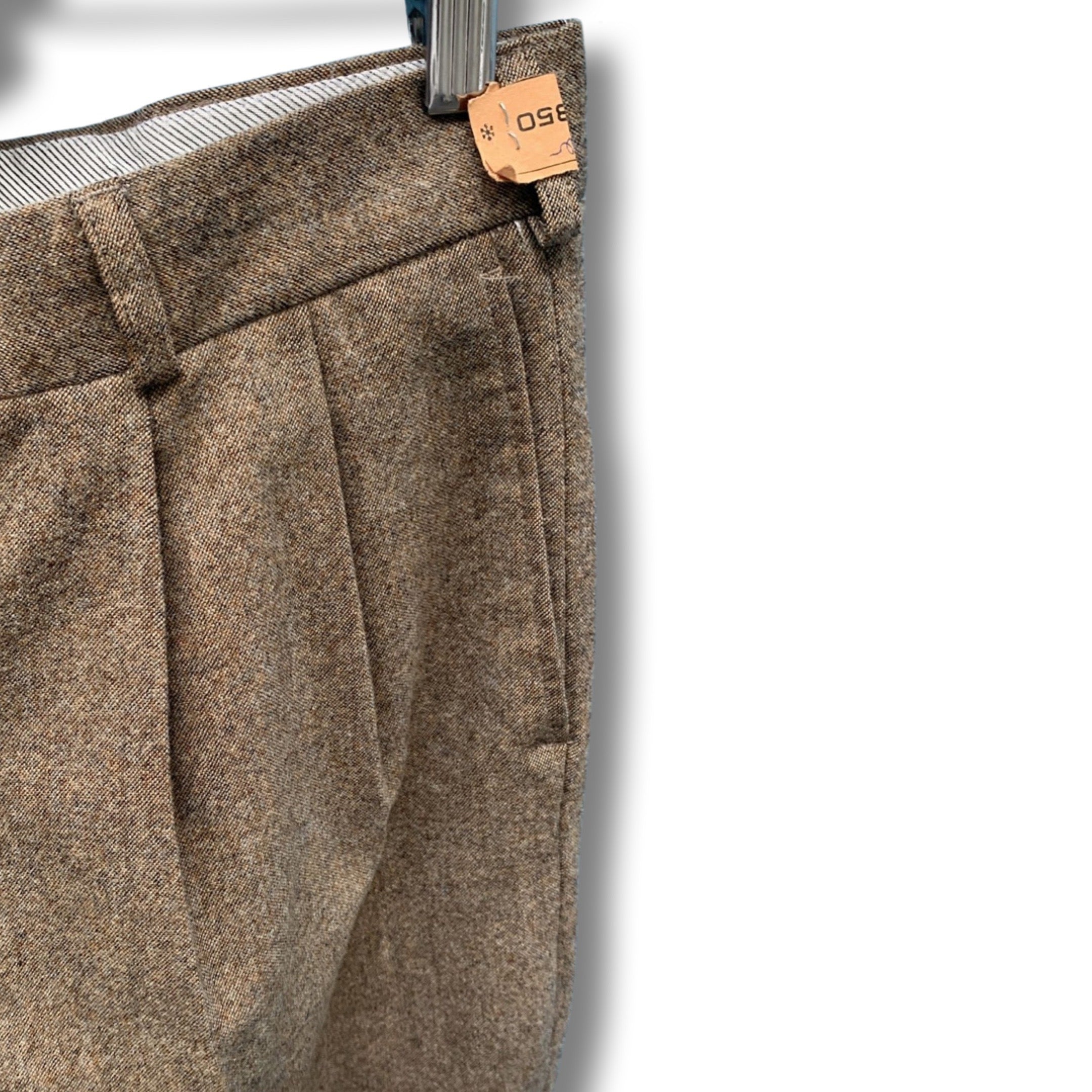Khaki wool YSL suit.