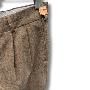 Khaki wool YSL suit.