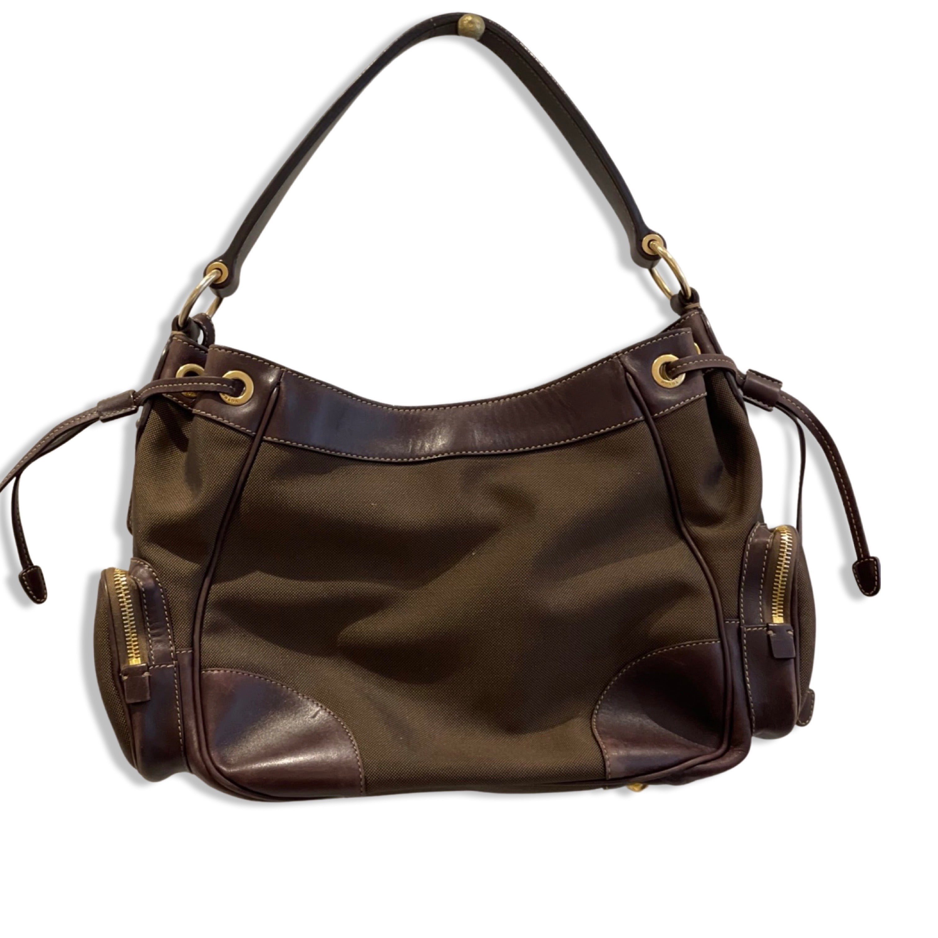 Brown Prada bag DAL 1813.