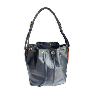 Louis Vuitton black leather Noé bag