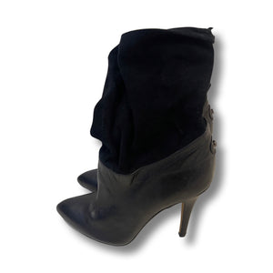 Black booties by Supertrash