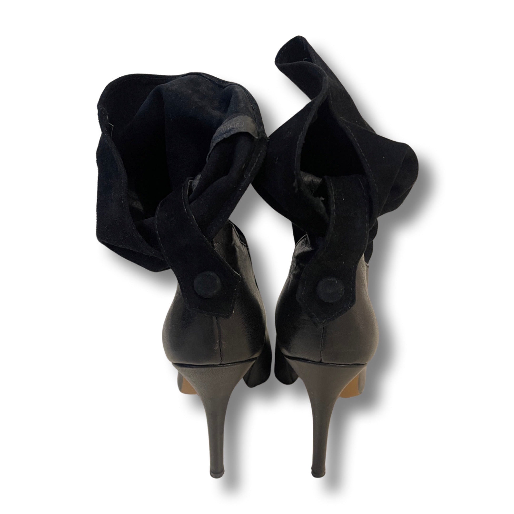 Black booties by Supertrash