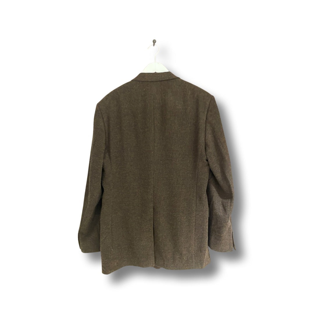 Burberry wool brown blazer.