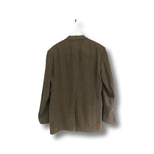 Burberry wool brown blazer.