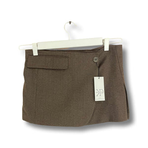Brown YSL skirt.