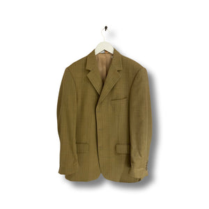 Herringbone ocher coloured blazer by Daniel Hechter.