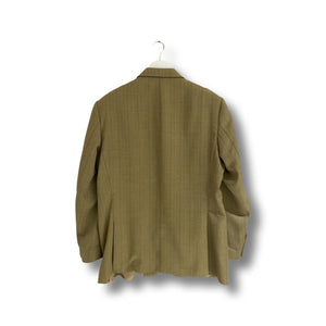 Herringbone ocher coloured blazer by Daniel Hechter.