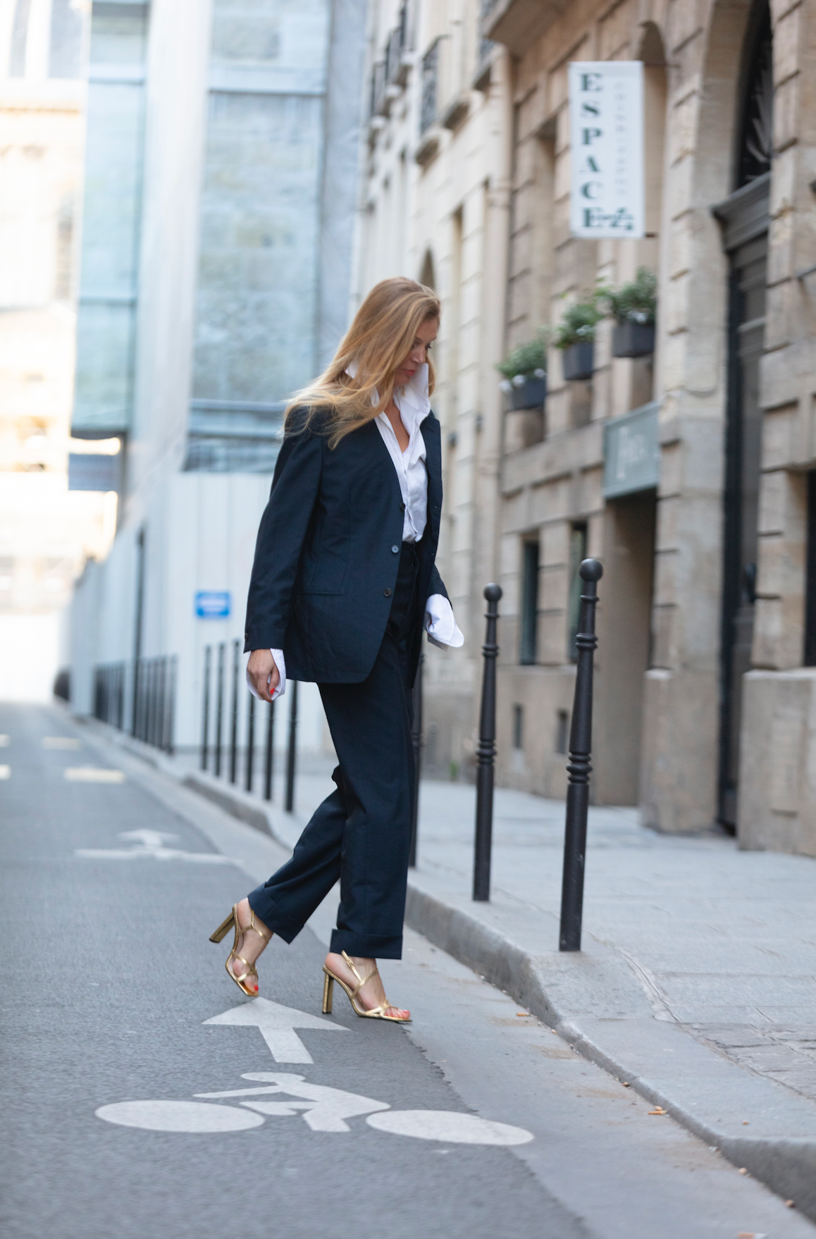 Petrol blue "de lux" suit