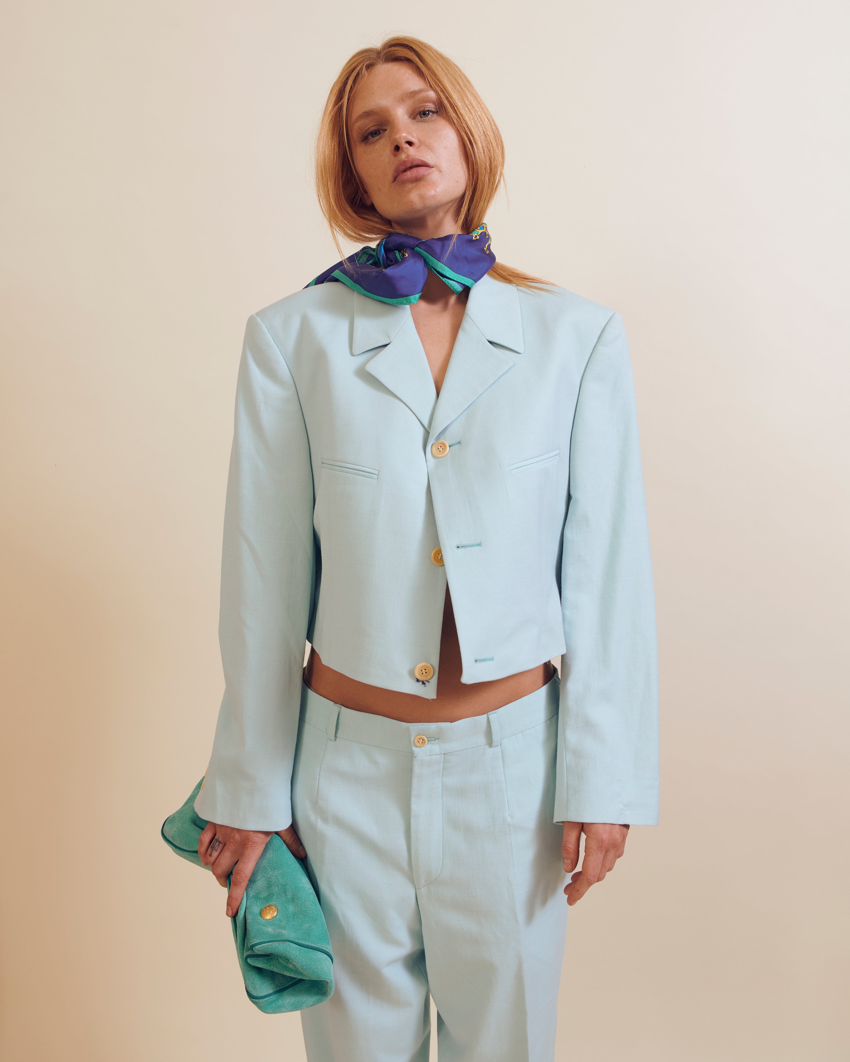 Re worked aqua men's suit.