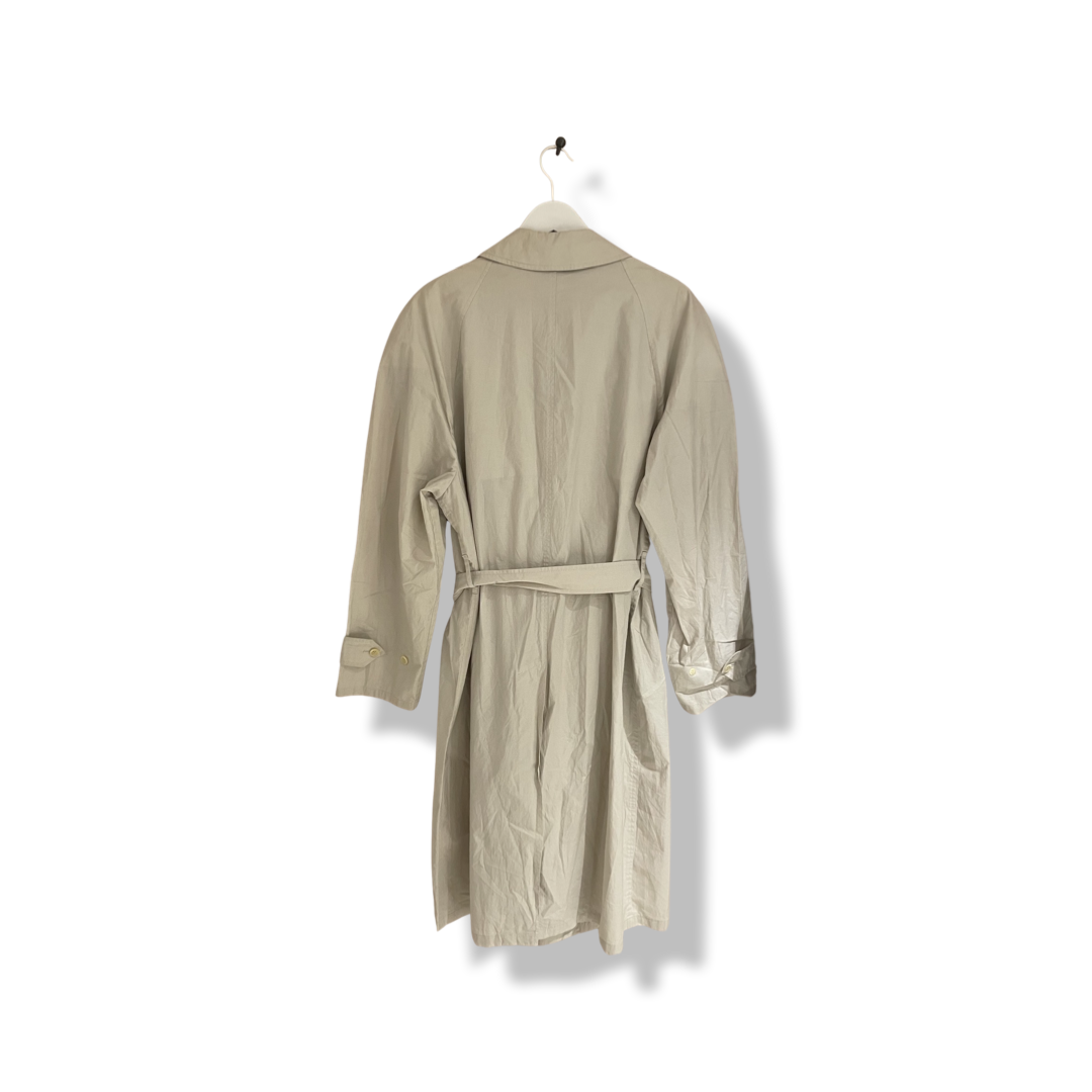 Trench coat by Burberry.