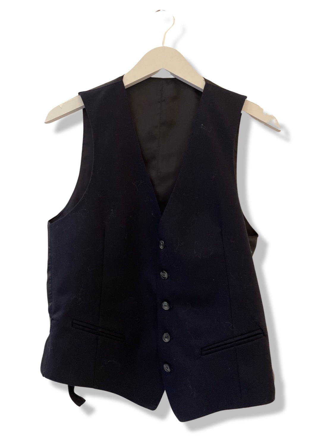 Dark blue men's gilet.