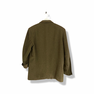 Wool brown blazer.